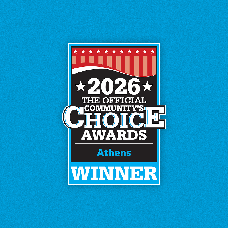 2026 Winner Athens Community Choice Award